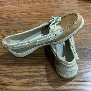Sperry Boat Shoes, Size 9 Womens